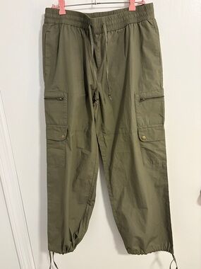 NWT Banana Republic Olive Green Straight Ankle Pants size S